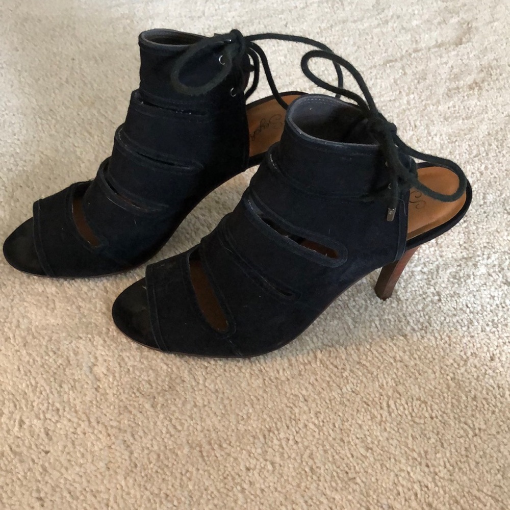 Black suede sandals - Picture 5 of 5